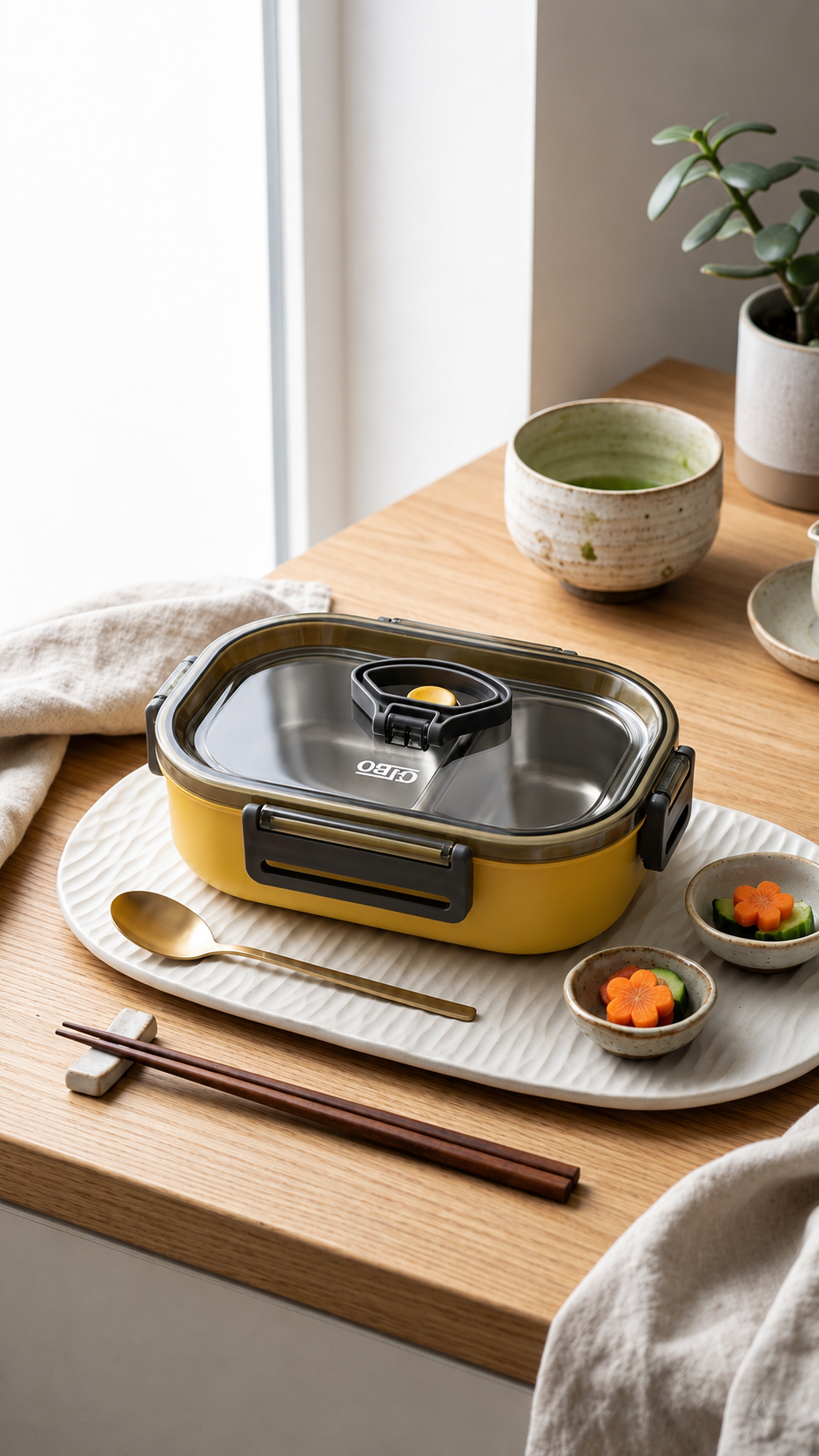 Gibo Premium Stainless Steel Lunchbox
