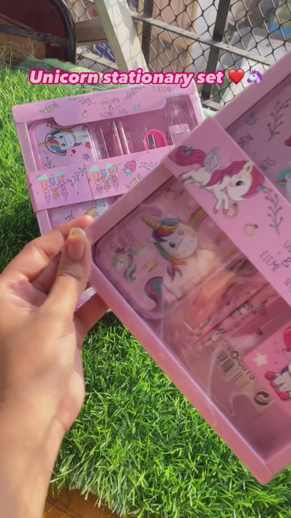 Unicorn & Elements Kids Stationery Gift Set